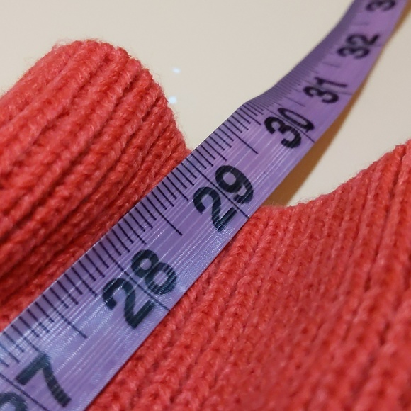 Joe Fresh|NWT Cumberland Red Knitted Crew Neck Sweater With Pattern Acrylic - Picture 7 of 15